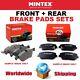 Mintex Front + Rear Pads For Landrover Range Rover Iv 3.0 D Hybrid 4x4 2013-on