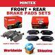 Mintex Front + Rear Pads For Landrover Range Rover Velar 3.0 D 4x4 2017-on