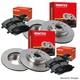 Mintex Front & Rear Axle Brake Discs Set & Pads Fits Land Rover Discovery