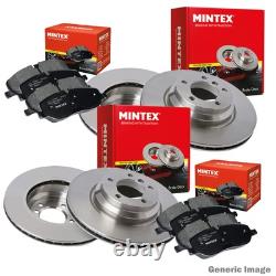 MINTEX Front & Rear Axle Brake Discs Set & Pads Fits Land Rover Discovery