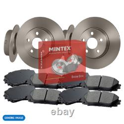 MINTEX Front & Rear Axle Brake Discs Set & Pads Fits Land Rover Discovery