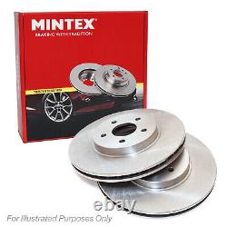 Mintex Rear Brake Discs Coated Pair For Land Rover Range Rover MK4 3.0 P400 4x4