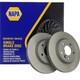 Napa Rear Brake Discs Pair Fits Land Rover Range Rover Range Rover Sport