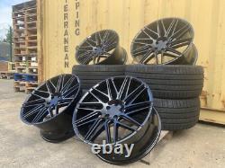 NEW 4x 22 RANGE ROVER STYLE ALLOY WHEELS VOUGE SPORT 5x120 5X108 EVOQUE + TYRES