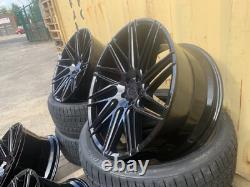 NEW 4x 22 RANGE ROVER STYLE ALLOY WHEELS VOUGE SPORT 5x120 5X108 EVOQUE + TYRES
