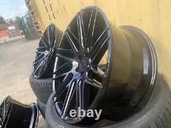 NEW 4x 22 RANGE ROVER STYLE ALLOY WHEELS VOUGE SPORT 5x120 5X108 EVOQUE + TYRES