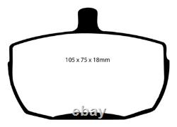 NEW EBC 298mm FRONT BRAKE DISCS AND GREENSTUFF PADS KIT OE QUALITY KIT5287