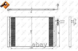 NRF 350224 Condenser, air conditioning for LAND ROVER
