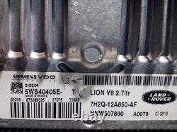 Nnw507860 Ecu Engine Control / 5ws40405e / 7h2q12a650af / 4706248 For Land Rover