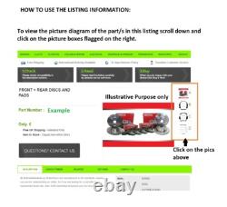 OEM SPEC REAR DISCS AND PADS 303mm FOR LAND ROVER RANGE ROVER 4.0 1996-02