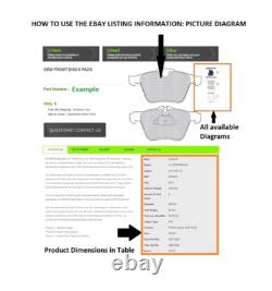 OEM SPEC REAR DISCS AND PADS 303mm FOR LAND ROVER RANGE ROVER 4.0 1996-02