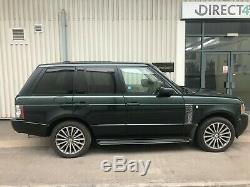 OEM Style Side Steps/Running Boards & Mud Flaps for Range Rover Vogue 2002-2012
