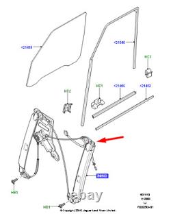 Oem Lr Range Rover L322 Front Right Door Window Regulator Lr011318 Genuine