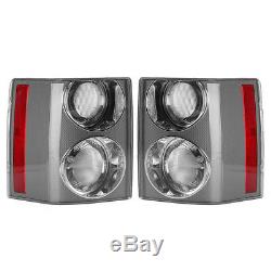 Pair For RANGE ROVER VOGUE L322 2002-2009 Rear Tail Brake Lights Cluster Clear