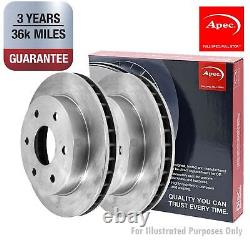 Pair of Apec Brake Disc Rear Fits Land Rover Range