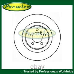 Premier Front 1x Brake Disc Fits Land Rover Range 2006-2012 3.6 D 4.2 4.9