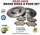 Rear Discs & Pads Set For Landrover Range Rover Iv 3.0d 4x4 2012-on