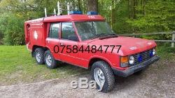 Range Rover Classic Carmichael Tacr2 fire engine 6x4 6x6 Land Rover Barn find