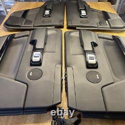 Range Rover L322 Interior Black Leather & Black Wood Set of 4 Door Cards