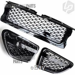 Range Rover Sport 05-09 Autobiography Edition All Black Front Grille Side Vents