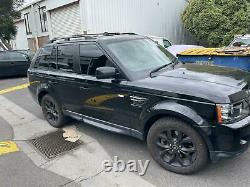 Range Rover Sport 05-2013 Aluminium Anti Theft Roof Rail Bars + Cross Bars Black