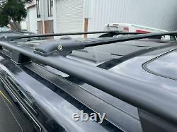 Range Rover Sport 05-2013 Aluminium Anti Theft Roof Rail Bars + Cross Bars Black
