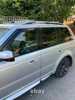 Range Rover Sport 05-2013 Aluminium Lockable Roof Rail Bars + Cross Bars Grey