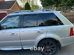 Range Rover Sport 05-2013 Aluminium Lockable Roof Rail Bars + Cross Bars Grey