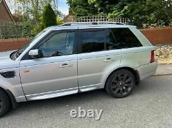 Range Rover Sport 05-2013 Aluminium Lockable Roof Rail Bars + Cross Bars Grey