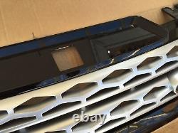 Range Rover Sport 2014 Black Silver Front Grill Grille & Badge