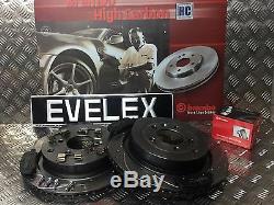 Range Rover Sport 3.6tdv8 Brembo Drilled Grooved Brake Discs & Brembo Pads Rear