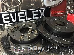 Range Rover Sport 3.6tdv8 Brembo Drilled Grooved Brake Discs & Brembo Pads Rear