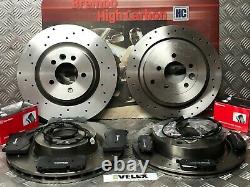 Range Rover Sport 3.6tdv8 Drilled Brake Discs & Brembo Pads Front & Rear