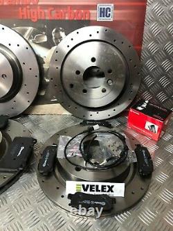 Range Rover Sport 3.6tdv8 Drilled Brake Discs & Brembo Pads Front & Rear