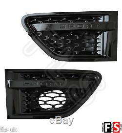 Range Rover Sport Autobiography 2010-13 Side Vents Front Grille Set-gloss Black