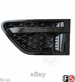 Range Rover Sport Autobiography 2010-13 Side Vents Front Grille Set-gloss Black