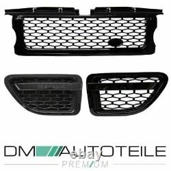 Range Rover Sport Front Grille +Side Vents Black Gloss 05-10 AUTOBIOGRAPHY mod