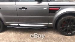 Range Rover Sport New Stealth Black Edition Side Steps Running Boards With Sills