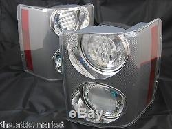 Range Rover Supercharged Clear Rear Tail Lights GENUINE Pair New Set