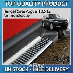 Range Rover Vogue 02-12 L322 Aluminium Striped Sherwood Side Step Running Board