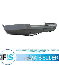 Range Rover Vogue L405 Rear Bumper + Tailpipes Upgrade 2019 Look Oem Fit 13-19