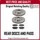 Rear Discs And Pads For Land Rover Range Rover Iii 4.2 V8 4/2005-2006