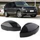 Rear Side View Mirror Cover Cap For Land Range Rover Sport Glossy Black 1pair Uk