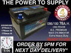 Rover 75 1.8 2.0 2.5 Petrol 2.0 Diesel Car Battery 096 100 12v Heavy Duty Sealed