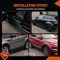 Running Boards For Range Rover Evoque Dynamic L538 11-18 Black UK Aluminium