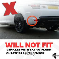 SVR Style rear bumper for Sport L494 2014+ Exhaust Painted Santorini Black