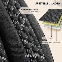 Seat Covers (Pilot) Fit A for Land Range Rover Evoque (Black-Grey) 3.1