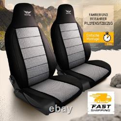 Seat Covers Suitable For Land Range Rover Grey-Black Pilot 15.4
