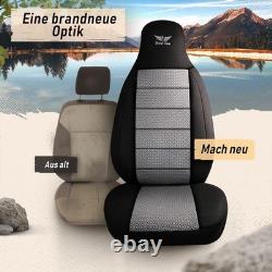 Seat Covers Suitable For Land Range Rover Grey-Black Pilot 15.4