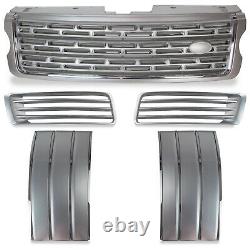 Silver Sv Autobiography Front Grille Side Vents Air Ducts For Range Rover L405